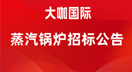 立式燃气低压饱和蒸汽锅炉 招标公告